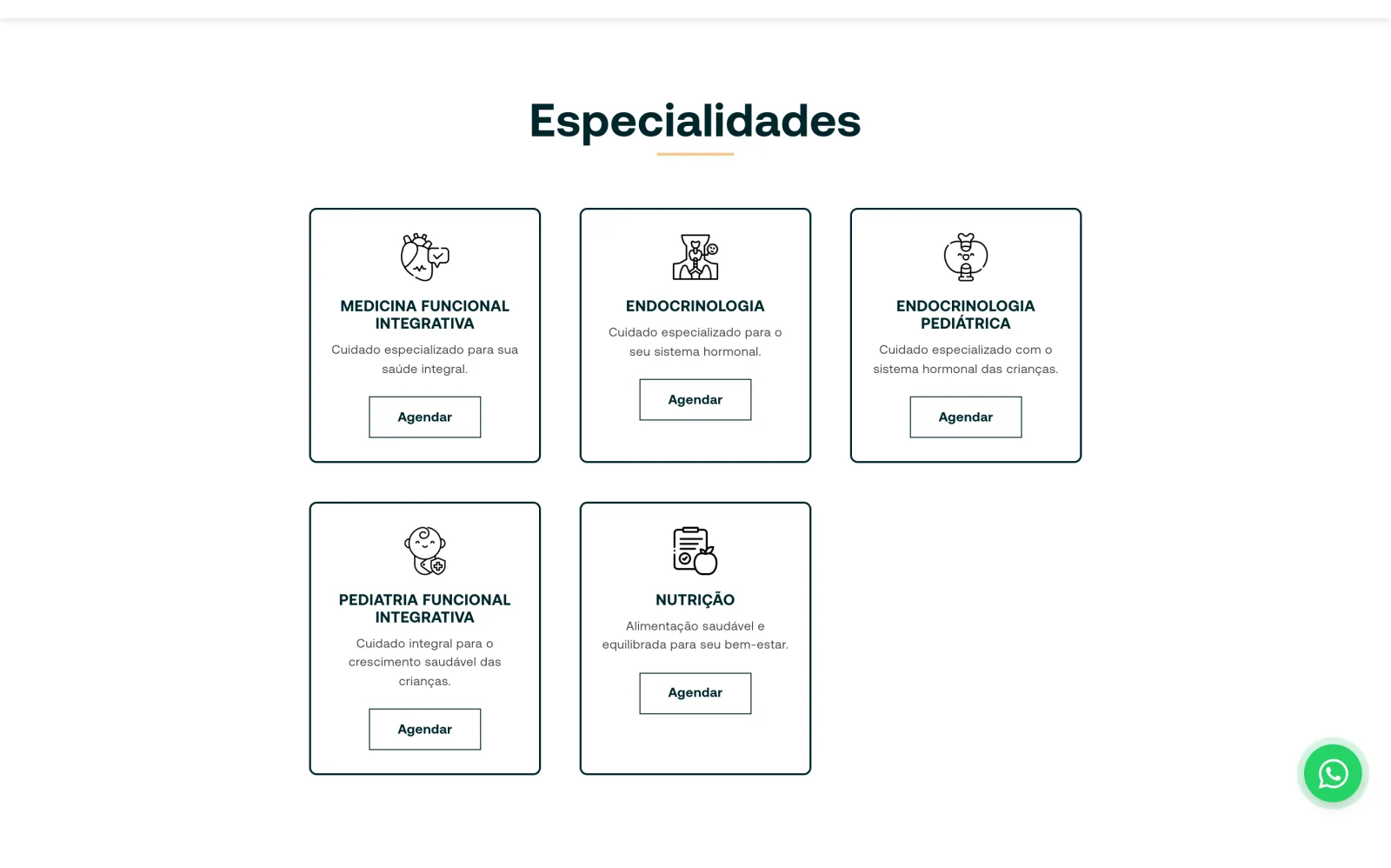Clínica Gerações - Institutional Website screen 2
