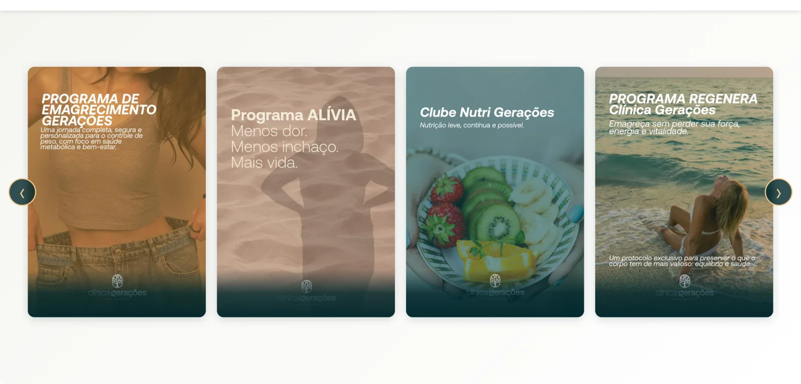 Clínica Gerações - Institutional Website screen 3
