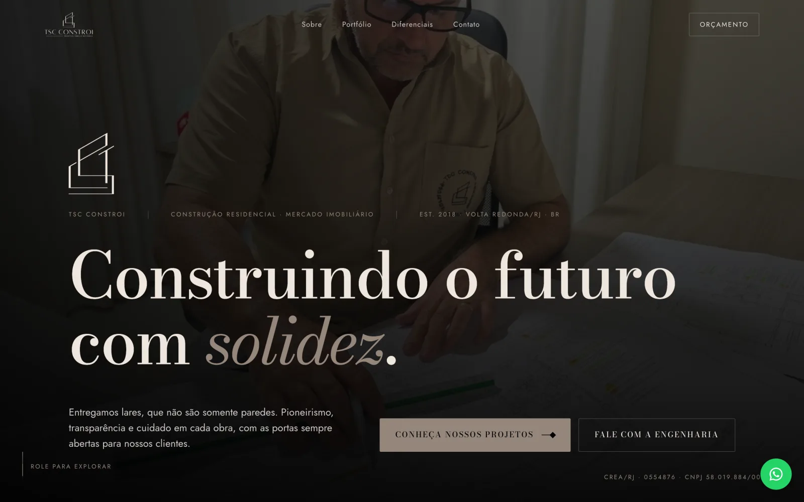 TSC Constrói - Construction Company Website